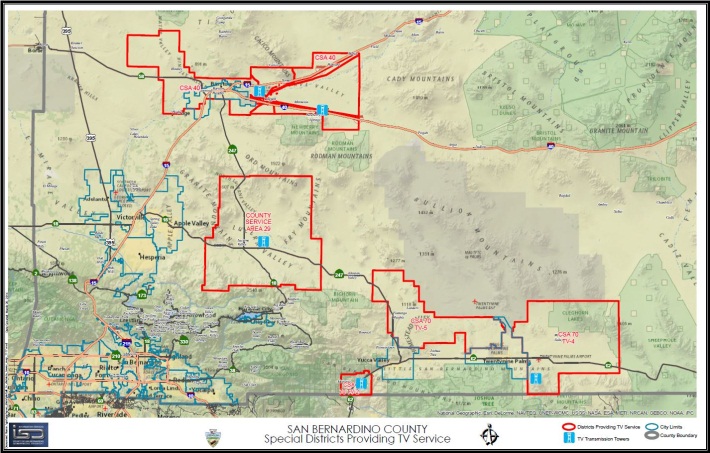 San Bernardino County Special Districts- Television